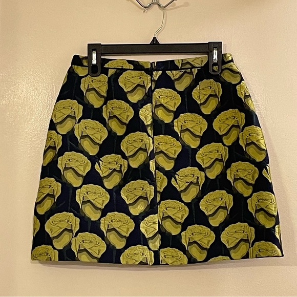 SEEN WORN KEPT by ANTHROPOLOGIE Rose Print Skirt - Picture 2 of 5